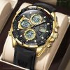 poedagar special unique analog-digital watch for men – e108g-e