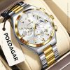 poedagar formal analog watch for men – pd688g-b